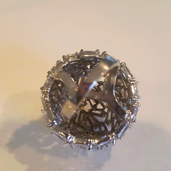 Size 7 Multi-stone Cocktail Ring - Picture 4 of 4